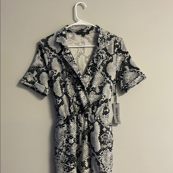 Haute Monde Pants - Haute Monde snake skin jumpsuit NEW WITH TAGS
